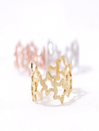 Fashion band rings The latest elements exquisite small fivepointed star ring5446476