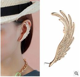 Selling 1PC Fashion Unique Vintage Peacock Feather Ear Cuff Clip Earrings for Women Ladies Jewelry6013080