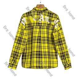 Luxury Mens Palm Angle Jacket Designer PA T Shrit Autumn Winter Letter Checkered Shirt Long Sleeved Loose Casual Women's and Men's Jacket Coat 245