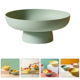 Dinnerware Sets Fruit Tray Wedding Dessert Bowl Coffee Table Round Dish Pp Snack Holder Draining Basket Christmas Dining Decor