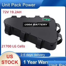 Batteries 21700 Cell 60V 24Ah Triangle Battery 72V Ebike With Charger 30Ah Huge Capacity 3000W 2000W Powerf For Bafang Motor Kit Drop Dhwkx