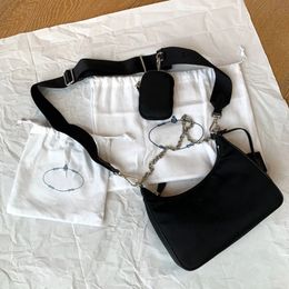 Luxury Designers nylon bags womens hobo shoulder bags for women Chest pack lady Totes handbags Fashion three piece set Cross body 254p