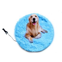 Pens USB Heating Pet Bed Comfortable Flannel Dog Mat Pets Cat Warmer Winter Thermal Thermostatic Blanket Sleeping Bed Pet 40x40cm
