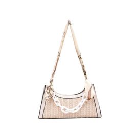 Summer Straw Bags For Women Scarf Design Crossbody Shoulder Bag Female Handbags Lady Cute Chain Travel Beach Totes259O