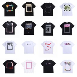 Дизайнерские футболки Классические мужские рубашки Модные высококачественные брендовые футболки с надписью на санскрите и крестом Пуловеры Топы Хлопковые футболки 2024