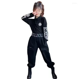 Clothing Sets Autumn Clothes For Girls Cargo Pants Set Kids Long Sleeve Tops Children's Sports Suits Fashion Teen 10 12 13 14 Years