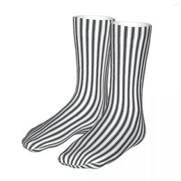 Men's Socks Harajuku Old Fashioned Ticking Stripes Woman 2024 Female Sport Sock