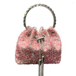 Evening Bags Women's Handbags Handmade Diamond Should Bag Shiny Stone Totes European And American