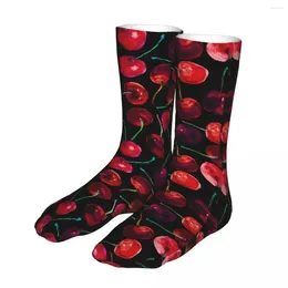 Men's Socks Men Sports Cherry Cotton Compression Women Sock