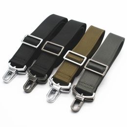 Black Nylon Bag Strap For Men Bags Strong Shoulder Strap Men Briefcase Laptop Bag Belt Length 150CM Bag Accessory 240221