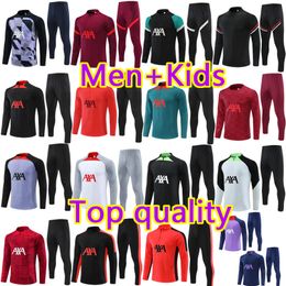 2024 2025 soccer tracksuit football tracksuit training suit 22 23 24 liverp oolfc GAKPO DARWIN Luis DIaz Arnold MAC ALLISTER tuta jacket kit men and kids survetement