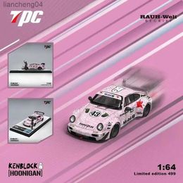 Diecast Model Cars **Pre-Order** TPC 1 64 RWB964 Block43 Pink #43 limited499 Diecast Model Car