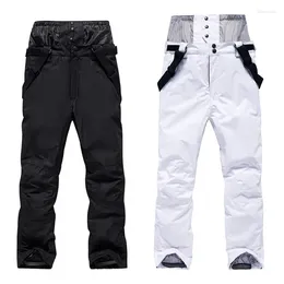 Skiing Pants Ski Men Women High Waist Comfortable Warm Snowboarding Outdoor Windproof Waterproof Snow Trousers