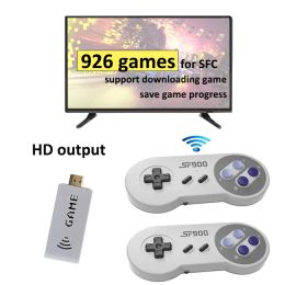 Consoles PLAYGO Retro Game Console Mini Video Console With Wireless Game Controller HD Wireless Built in 2900+ game Double Players