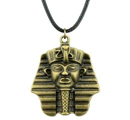 WYSIWYG 5 Pieces Leather Chain Necklaces Pendants Choker Collar Women Necklace Jewellery Egyptian Pharaoh 36x28mm N6A114175510763