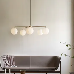 Wall Lamp All-Copper Light Luxury Chandelier Creative Design Magic Bean Lighting Modern Minimalist Dining Room Nordic Lamps