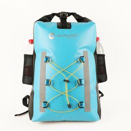 Waterproof Swimming Bag 30L Fishing Boating Kayaking Storage Drifting Rafting Bags Dry Sack Lightweight Beach Backpack XA389Q 240221