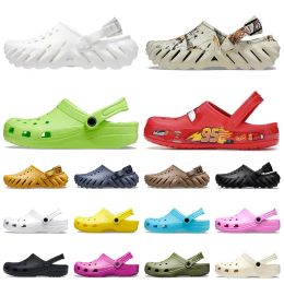 Men's, women's and children's slippers croscrocc echo classic clogs designer slide cross lace-up sandals bayaband slide onto flip-flops platform shoes dhgate.