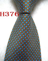 H376 100Silk Jacquard Woven Handmade Men039s Tie Necktie018416112