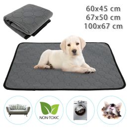 Mats Dog Pee Pad Cooling Blanket Reusable Absorbent Tineer Diaper Washable Puppy Training Pad Pet Bed Urine Mat for Dog/Cat/Rabbit
