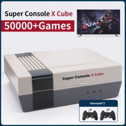 Consoles Super Console X Cube HD Retro Video Game Console Emulator WIFI Portable Game Player Builtin 50000 Games for PSP N64 MAME PS1 DC