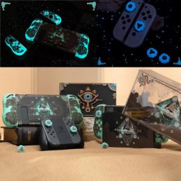 Cases Hard Case TV Dock Charger Crystal Shell Protector For Nintendo Switch NS Oled JoyCon TPU Soft Hand Grip Thumb Stick Cap Cover