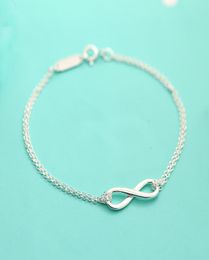 Charm Bracelets 2019 new 925 sterling silver bracelet female infinity eternal bracelet sterling silver hand Jewellery AZ8253532