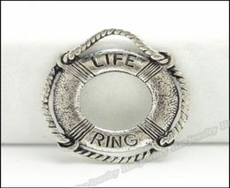 Fashion Swim ring charms Antique Plated Silver alloy pendant Fit DIY Jewellery Findings 120pcslot9393441