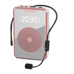 Microphones Wireless Voice Amplifier Bluetooth Microphone Speaker with Microphone Headset,For Tour Guide