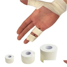 Elbow Knee Pads 1.25/2.5/3.8Cm 10 Meters Sports Tape Pain Relief Wrist Support Athletic Adhesive Finger Breathable Binding Bandage Dh9Pq