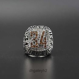 R0PY Band Rings Hall of Fame Houston Astronaut No. 34 Player Nolan Ryan Ring Lbbg