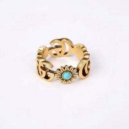 Ring for Man Women Unisex Rings Fashion Ghost Designer Jewelry golden Color286Q