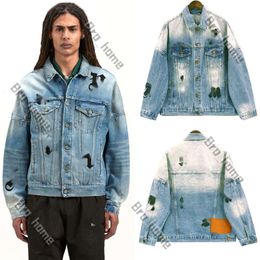 Luxury Mens Palm Angle Jacket Man Designer Jacket PA T Shrit Label Denim Jacket European And American High Street Casual Men's And Women's Loose Jackets 454