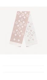 Luxury V Classic Pattern Cashmere Silk Shawl Designer Scarves Pashmina Winter For Women Soft Fashion Tassel Ring Wraps M77854 Monogram