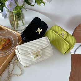 Small Group Texture Single Shoulder Crossbody for Women in 2023, New Transport, Zhulingge Fragrance Chain Bag, Small Square Bag Trend 75% factory direct sales