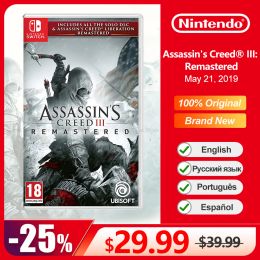 Deals Assassin ' s Creed III : Remastered Nintendo Switch Game Deals 100% Official Original Physical Game Card for Switch Game Console