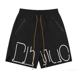 Designermens shorts hip hop reflective classic letters casual sports Mesh trousers summer beach swimming pants designer