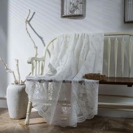 Table Cloth Round Lace Retro White Dessert