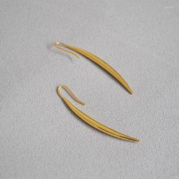 Dangle Earrings Design Trendy Gold Plated Geometric Long Stud For Women Girl Jewerly Gifts