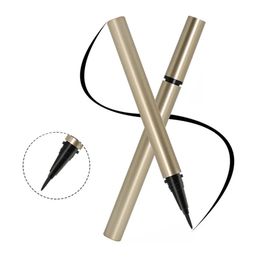 Privatetikett guldrör snabb torr flytande eyeliner vattentät nonsmudge softhead bulk makeup anpassad 5 ml 240220