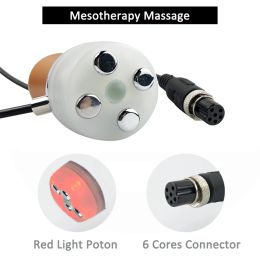 Devices Accessary Mesotherapy Wand Facial Massage Replace Nozzle Beauty Machine Red Light Potontherapy Spare Part with 6 Cores Connector