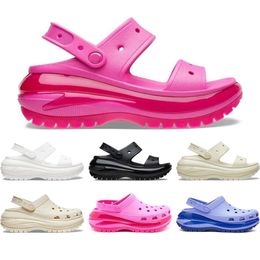 2024 Designer Sandals Women's Sandals Squeezed Sliding Slide Triple Black and White Slippers Women's Sliding Slippers