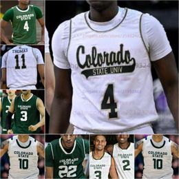 Colorado State Basketball Jersey NCAA stitched jersey Any Name Number Men Women Youth Embroidered Isaiah Stevens Nique Clifford