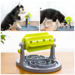 Dog Puzzle Roller Missing Food Toy Feeding Interactive Pet Supplies Cat 240220