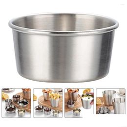 Baking Pastry Tools 4 Pcs Metal Sauce Plate Dip Cups Salad Containers Connts Ramekin Stainless Steel Drop Delivery Home Garden Kit Dhdqy