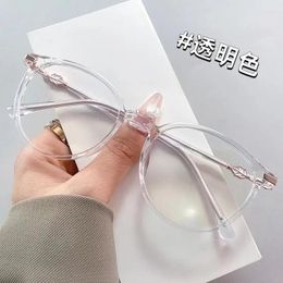 Sunglasses Frames 50mm Gold Rubber Alloy Full Frame Circular Eyewear For Men And Women Anti Blue Prescription 0578