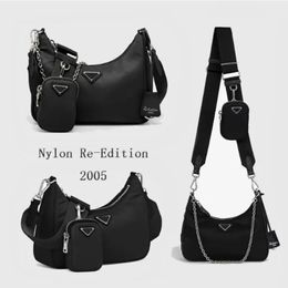 Designers Bags Shoulder Bags Luxurys Handbag Totes Handbags 3 Pieces Bags Nylon 2005 Crossbody Hobo Bags Lady Shoulder Fashion Wal309b