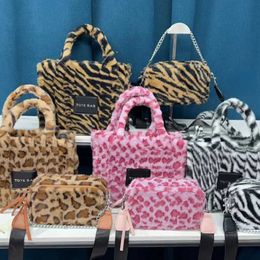 marc the tote women shoulder bags designer handbags Shoulder Bags plush Leopard Print Camera Bag crossbody shopping handbags 22102225U