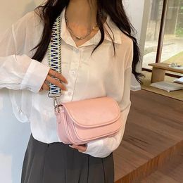 Evening Bags Small Group Bag Women's Solid Colour Simple Square 2024 Trendy Ins Fashion Versatile One Shoulder Crossbody