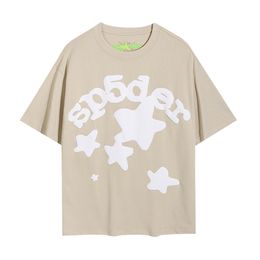 2024 Ins Brand Designer Men's T-shirts Spider Tee Sp5der T Shirt Young Thug 555555 Pink Letter Print Top Quality 100% Cotton Loose Oversize 938